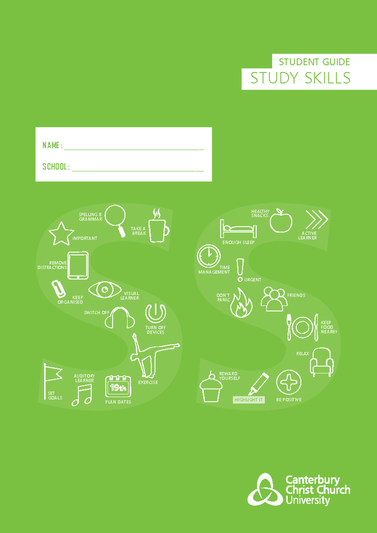 Study-Skills-Booklet - SHARE IDEAS BRAIN SHAPE RATHER THAN SS PLAN ...