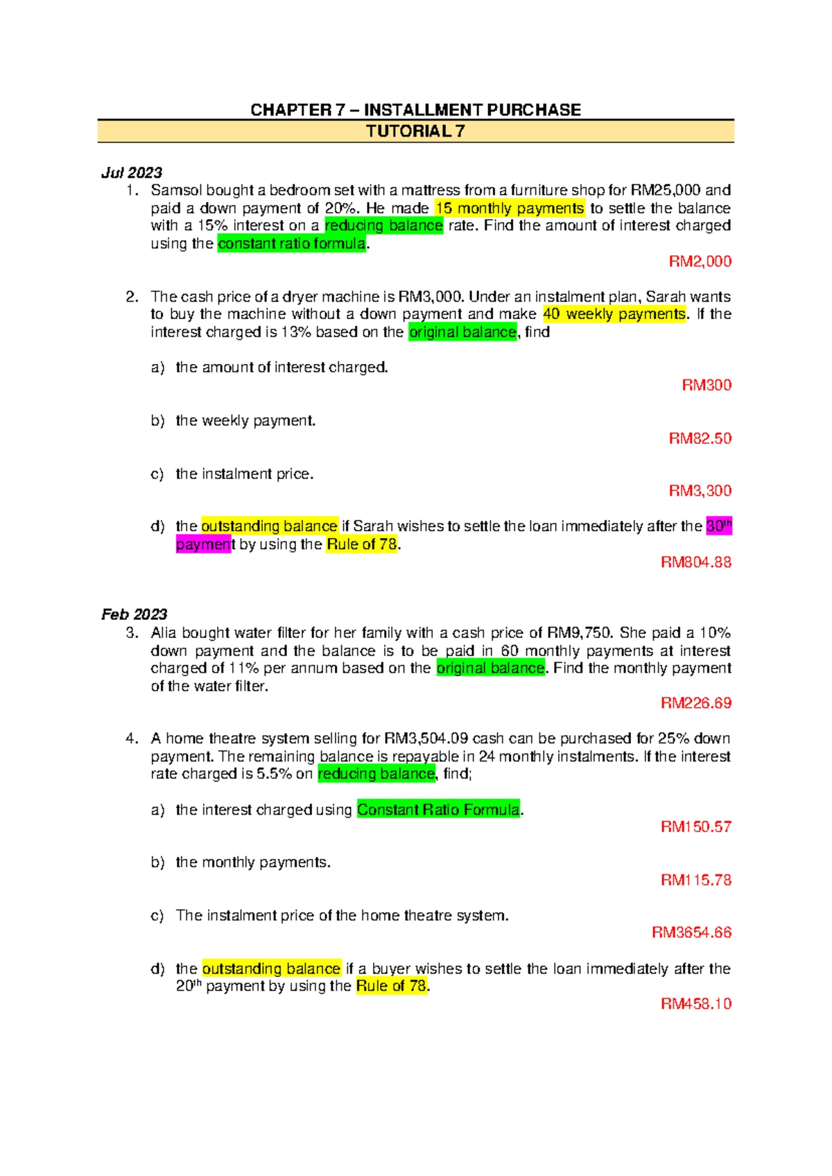 TUTORIAL CHAPTER 2: BANK DISCOUNT PROMISSORY NOTES - B.MATH - Studocu
