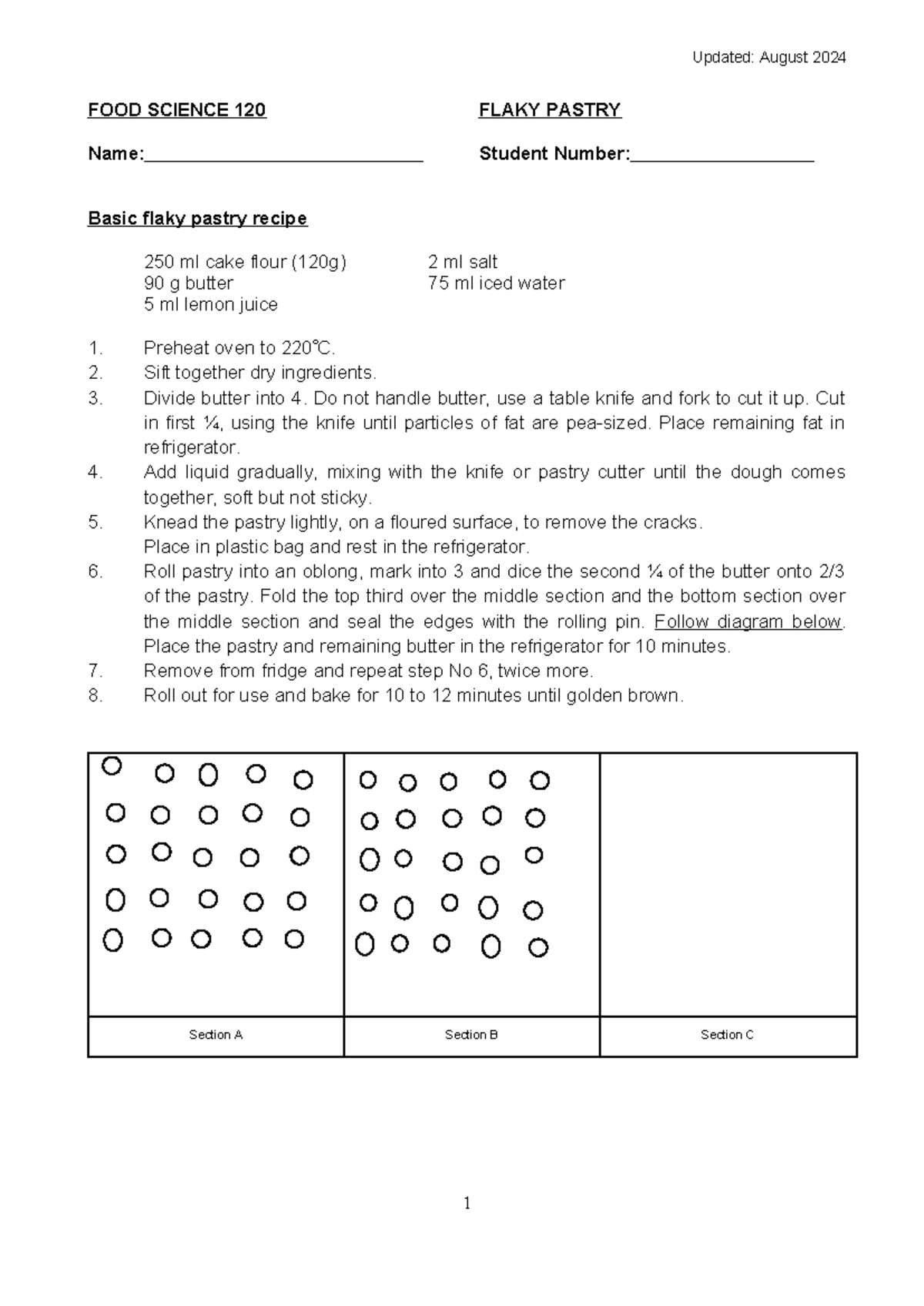 FOOD SCIENCE 120: Flaky Pastry Recipe & Experiments (Updated Aug 2024 ...