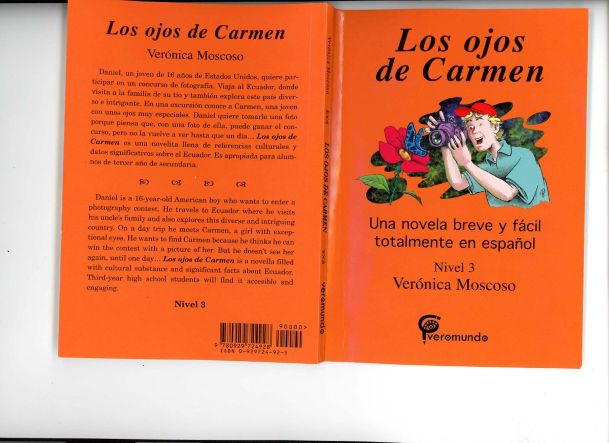 Los Ojos de Carmen: Novela de Verónica Moscoso para Nivel 3 - Studeersnel