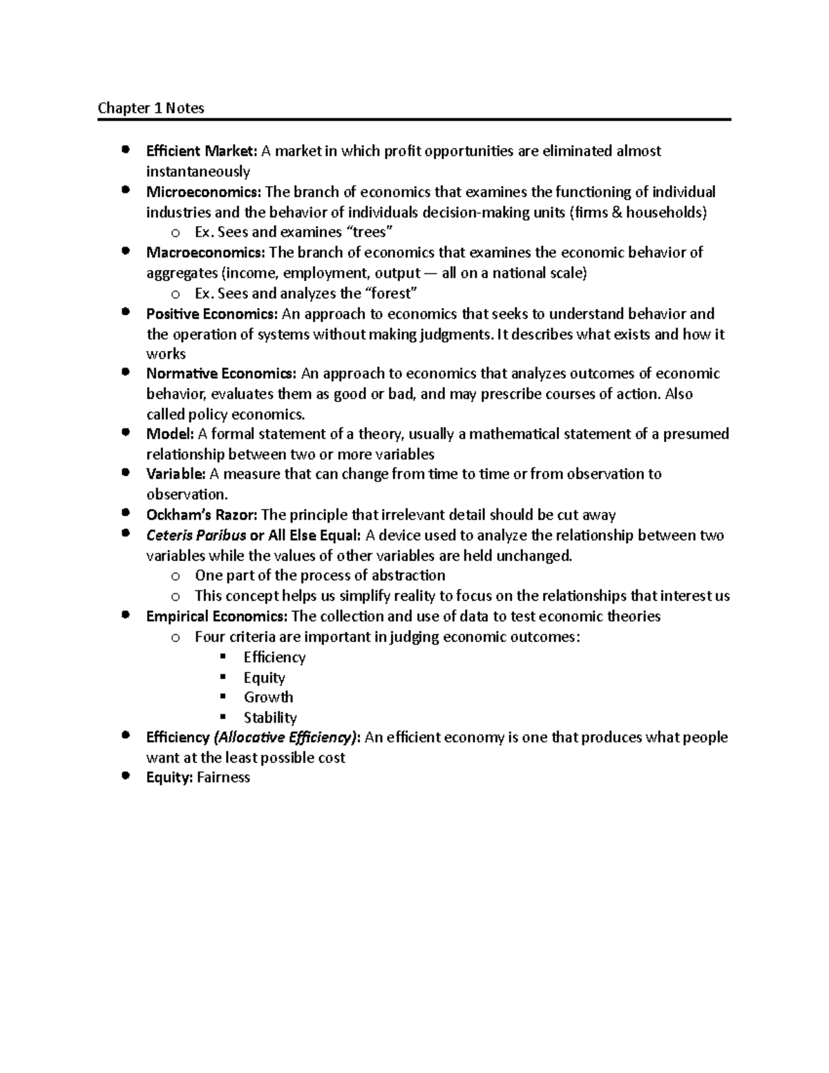 Macro Chapter 1 — Principles of Macroeconomics Notes - Chapter 1 Notes ...