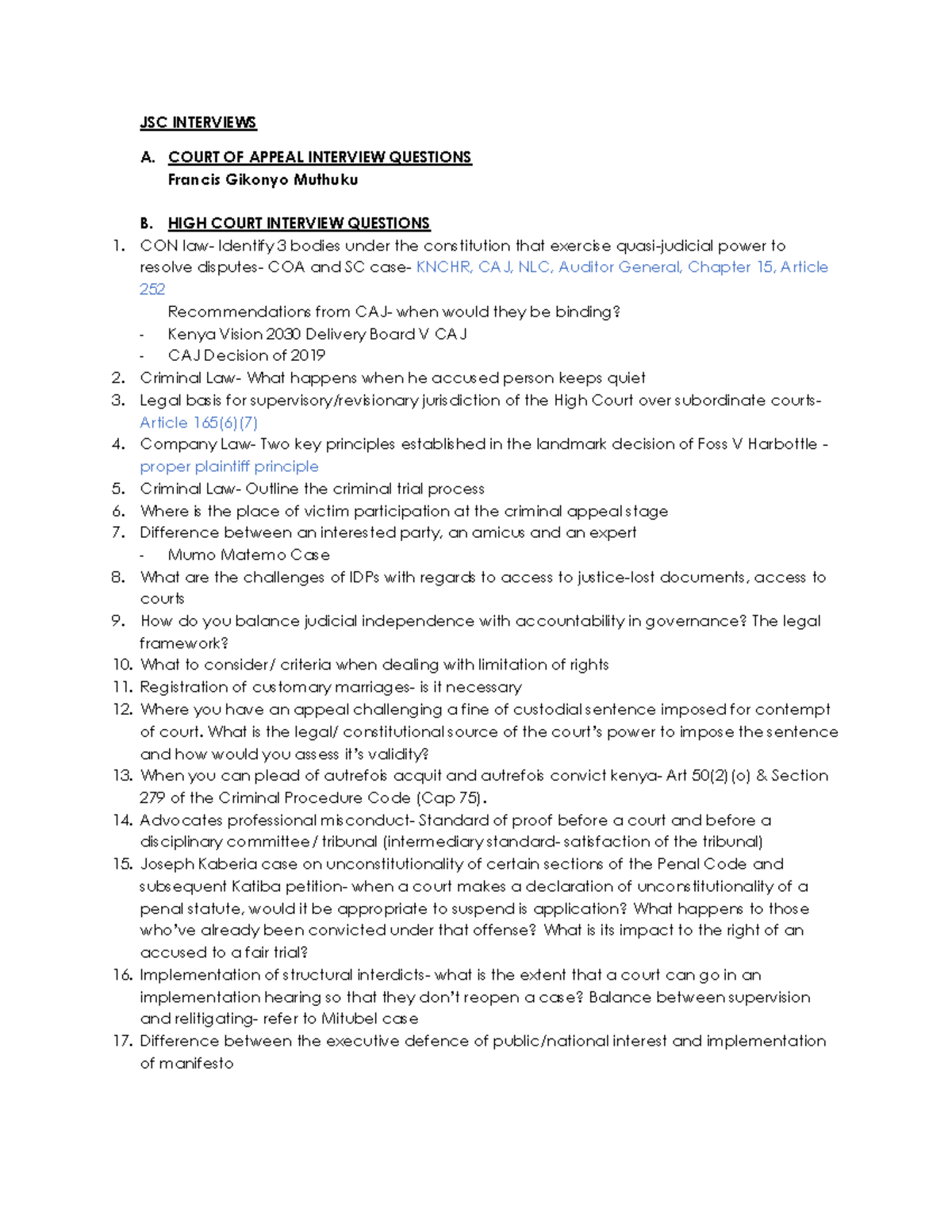 Judges Interview Questions: Comprehensive Guide for JSC Preparation ...