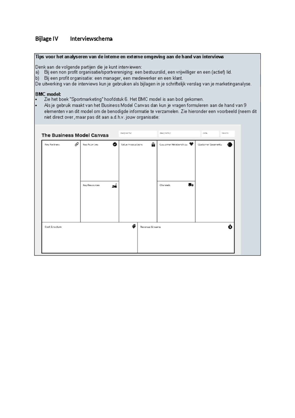 Interviewschema en Voorbeeldvragen voor Marketinganalyse - Studeersnel