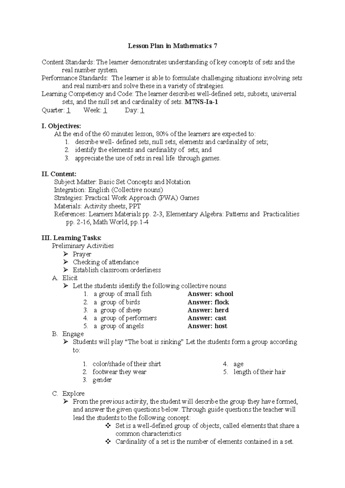 Grade 7 Math Lesson Plan: Lattice Method for Multiplying Polynomials ...