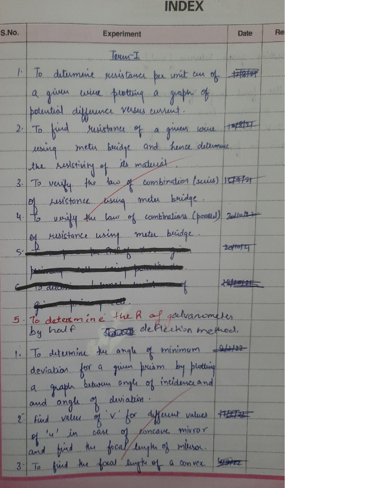 Physics Practical XII - 22: Lab Experiments and Observations Guide ...