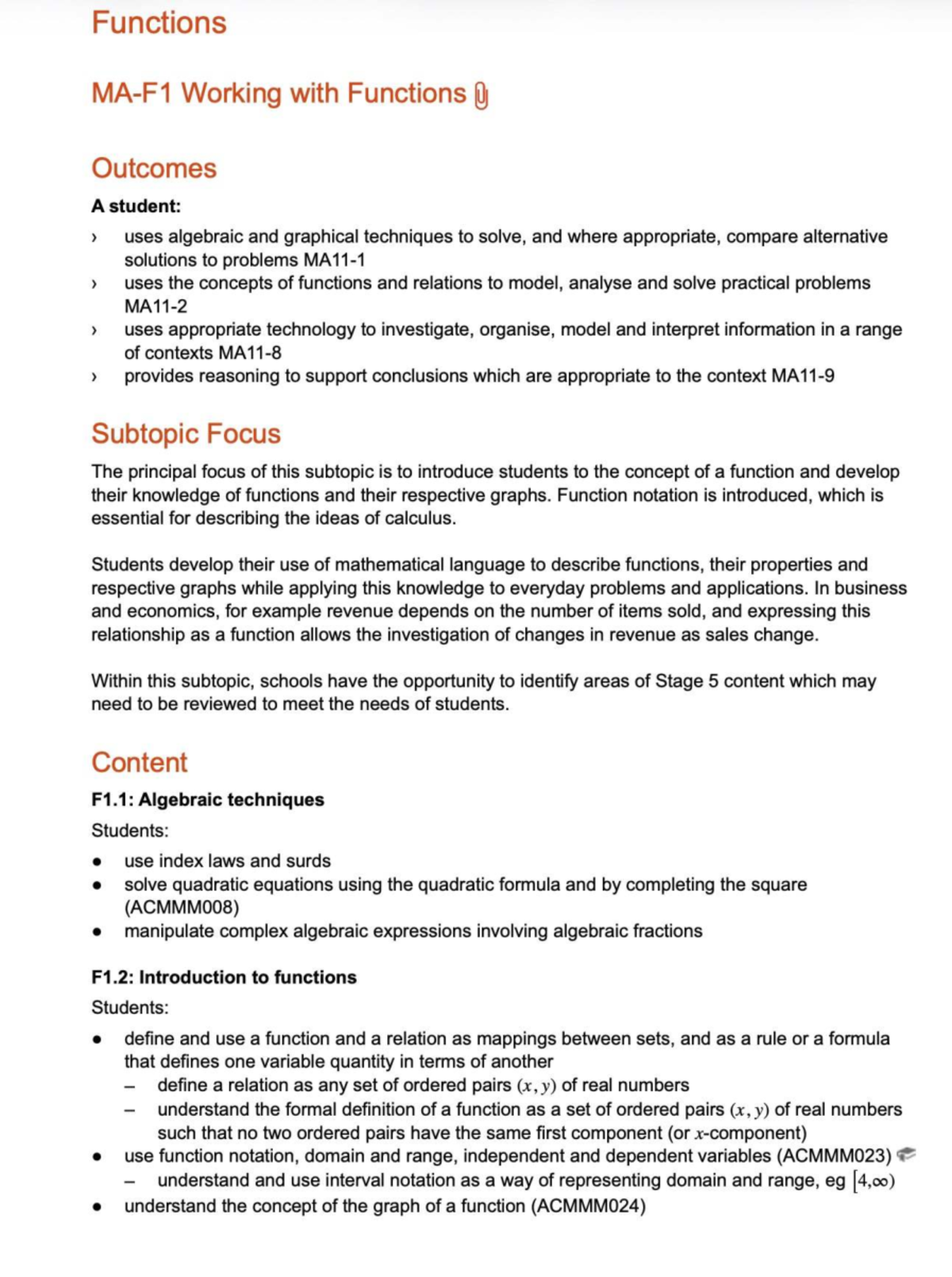 Maths Advanced TLS: Functions, Trigonometry, and Calculus Overview ...