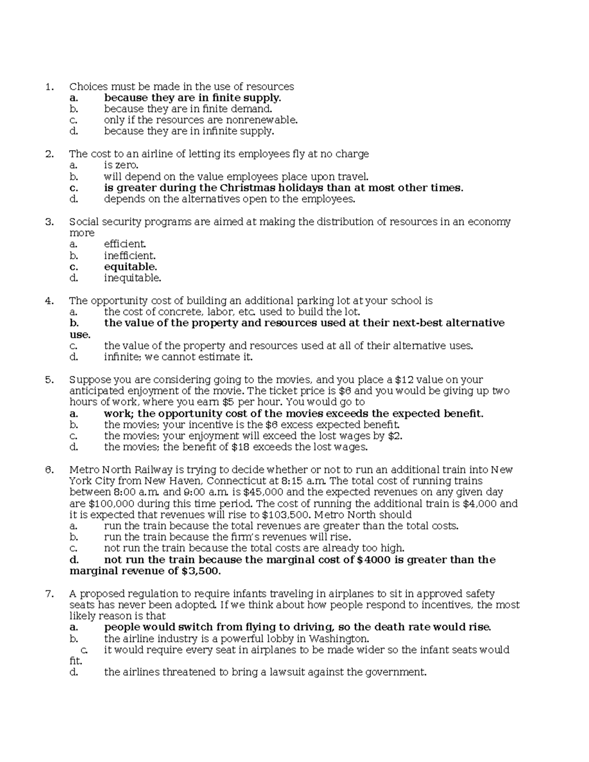 Ktvm - Microeconomics Final Exam Study Guide - Studocu