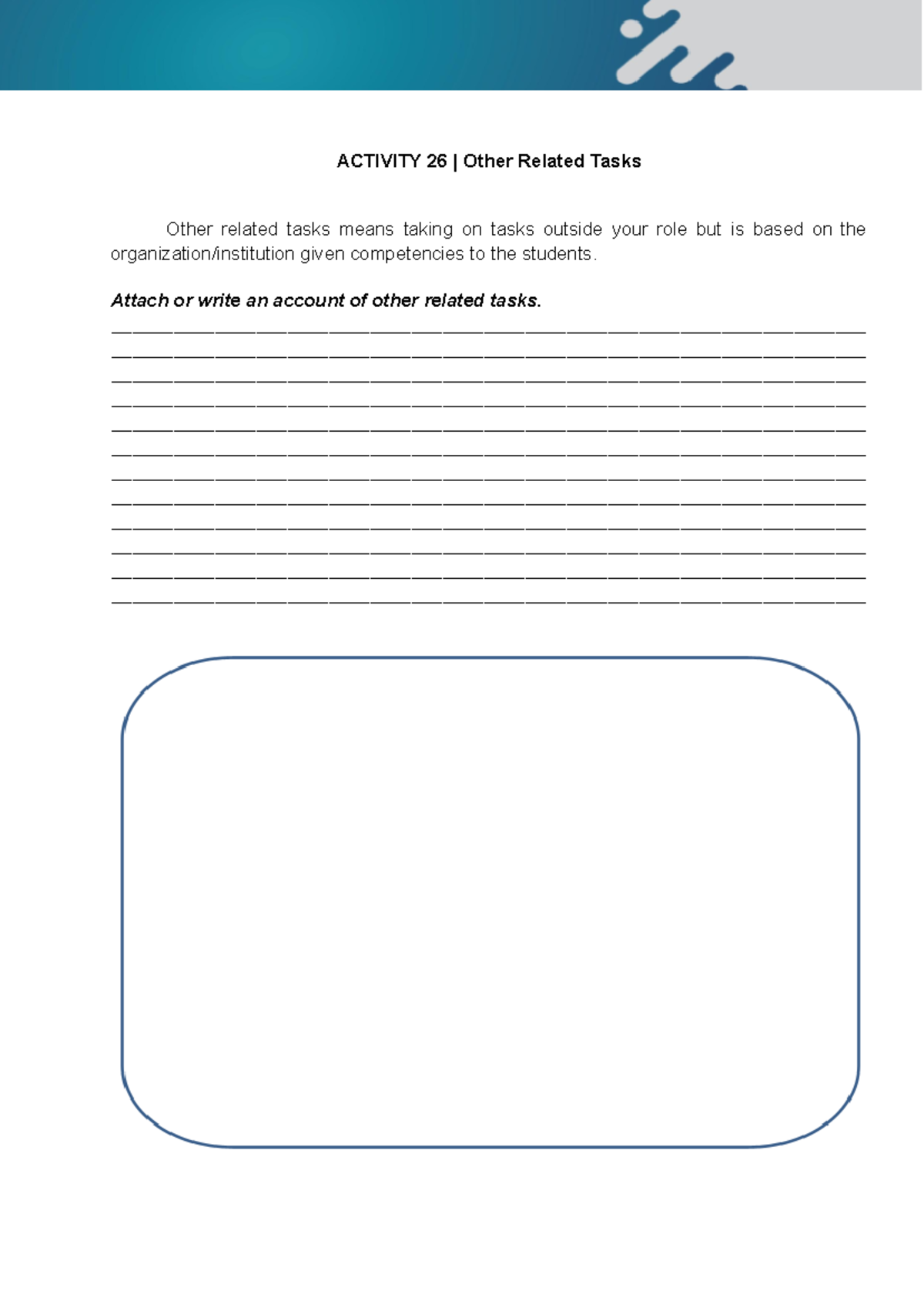 File ni - needed for our portfolio - ACTIVITY 26 | Other Related Tasks ...