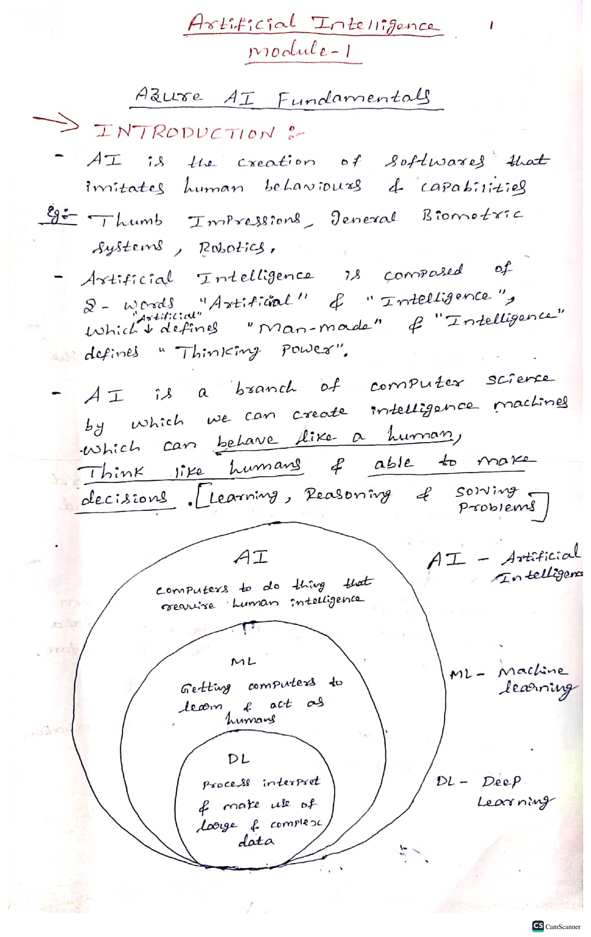 AI (Azure) notes: Understanding Azure AI fundamentals and machine ...