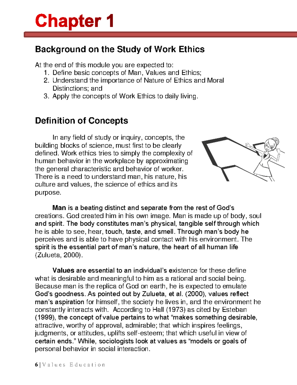 Values-Education-Module - Background on the Study of Work Ethics At the ...