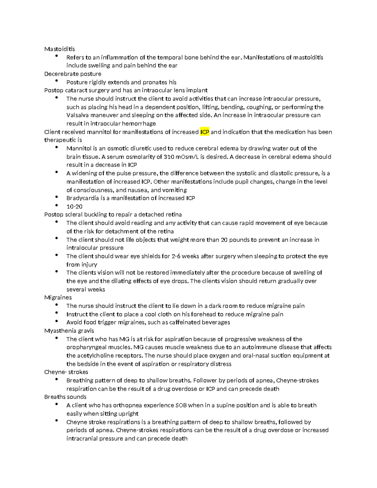 ATI Nursing Study Guide: Diagnosis & Management of Common Conditions ...
