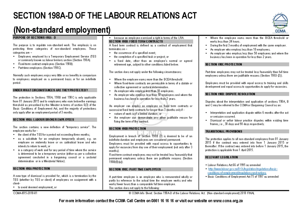 LLAW 221: Labour Law Assessment Plan & Test Details (2025) - Studocu