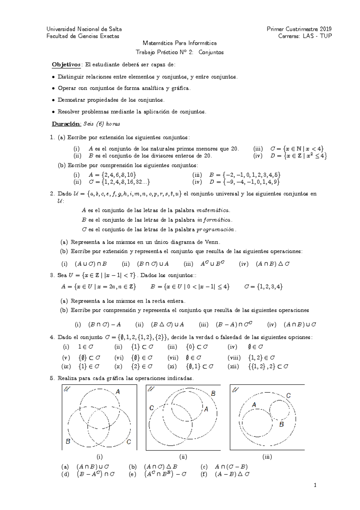 Mp I2019-TP2 - Conjuntos y Operaciones en Matemática para Informática ...