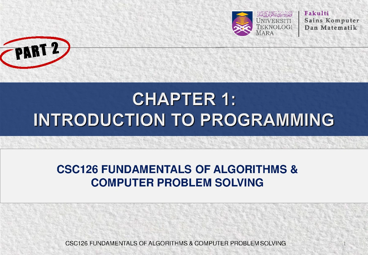 CSC126 Tutorial 5: Repetition Control Structures Explained - Studocu