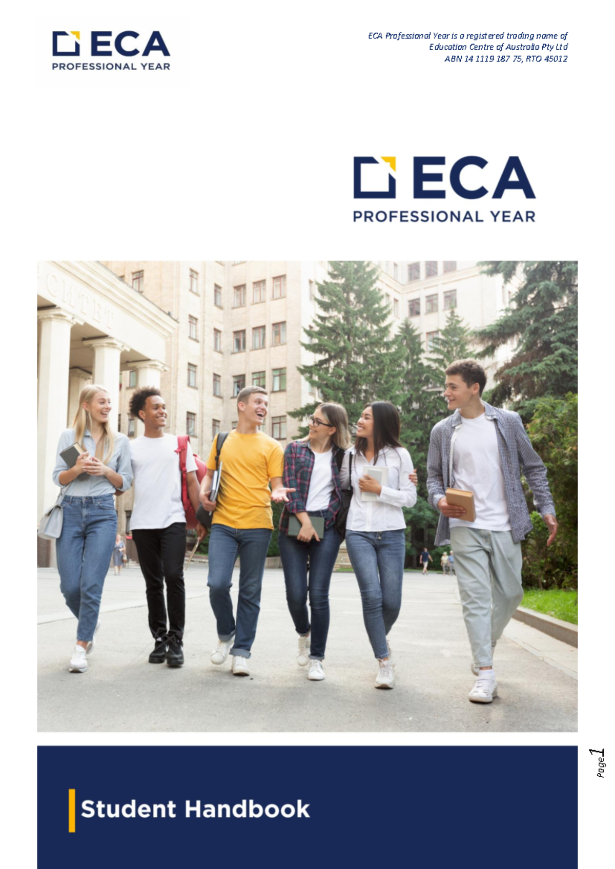 ECA PY Student Handbook 2023: Essential Guide for Professional Year ...