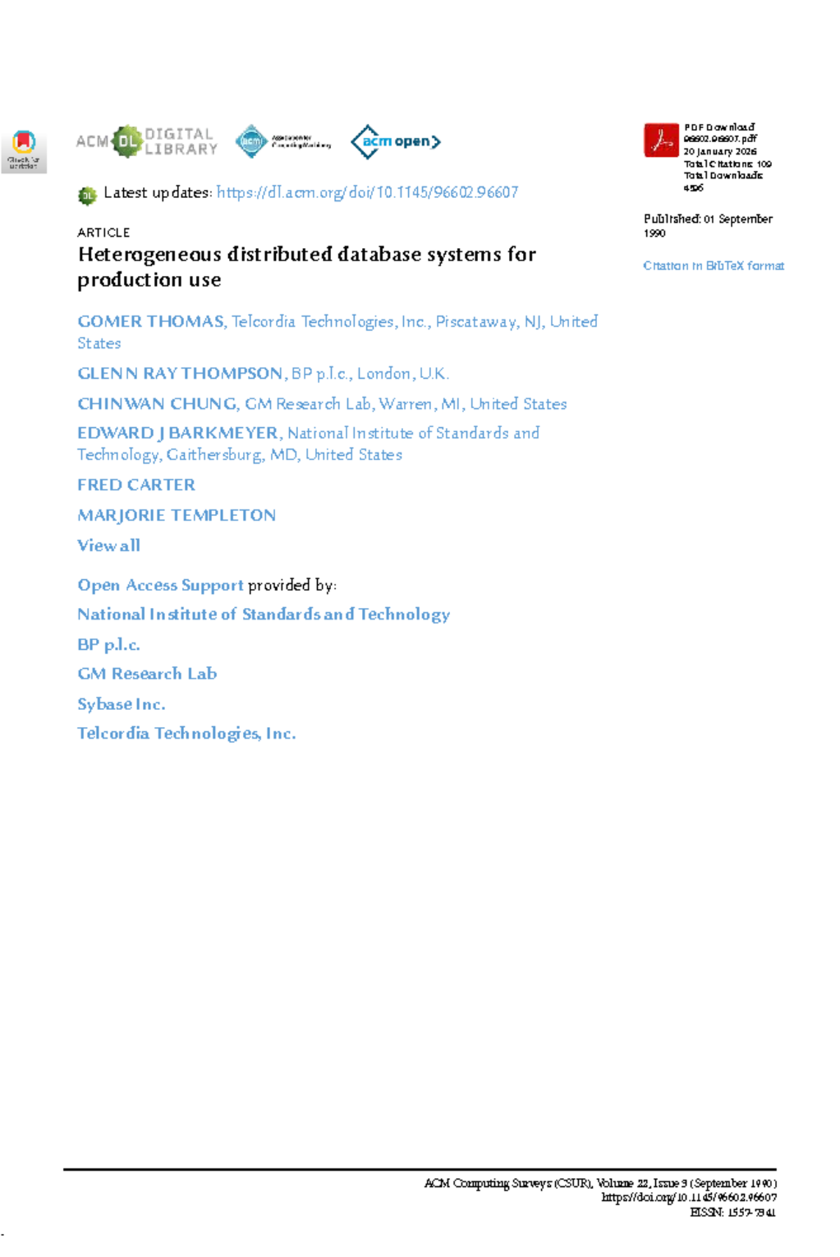 Heterogeneous Distributed Database Systems Overview (96602) - Studocu