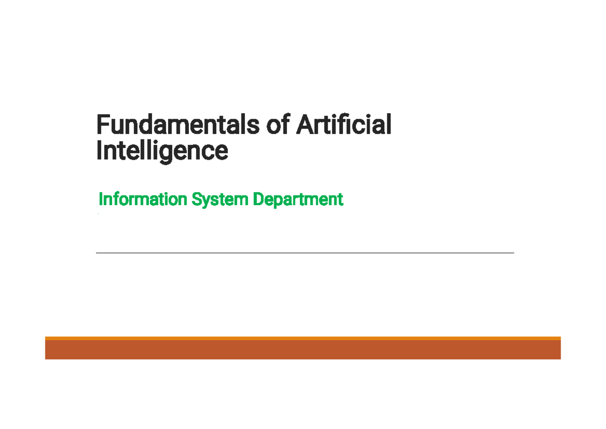 IT623: AI Chapter 1 - Introduction to Artificial Intelligence Notes ...