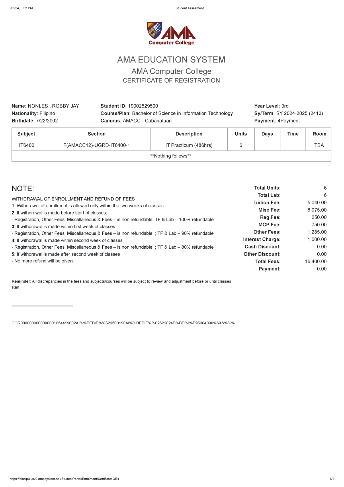 hbfrjmdllkgdsbysdgv - AMA EDUCATION SYSTEM AMA Computer College ...