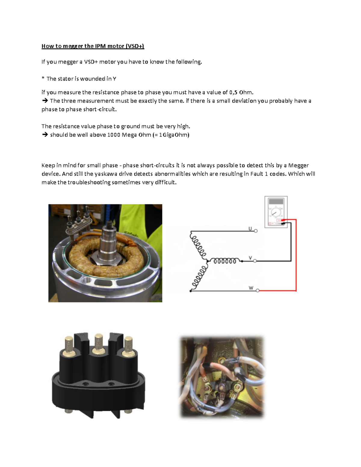 Megging Guidelines for IPM VSD+ Motors - Technical Notes - Studocu