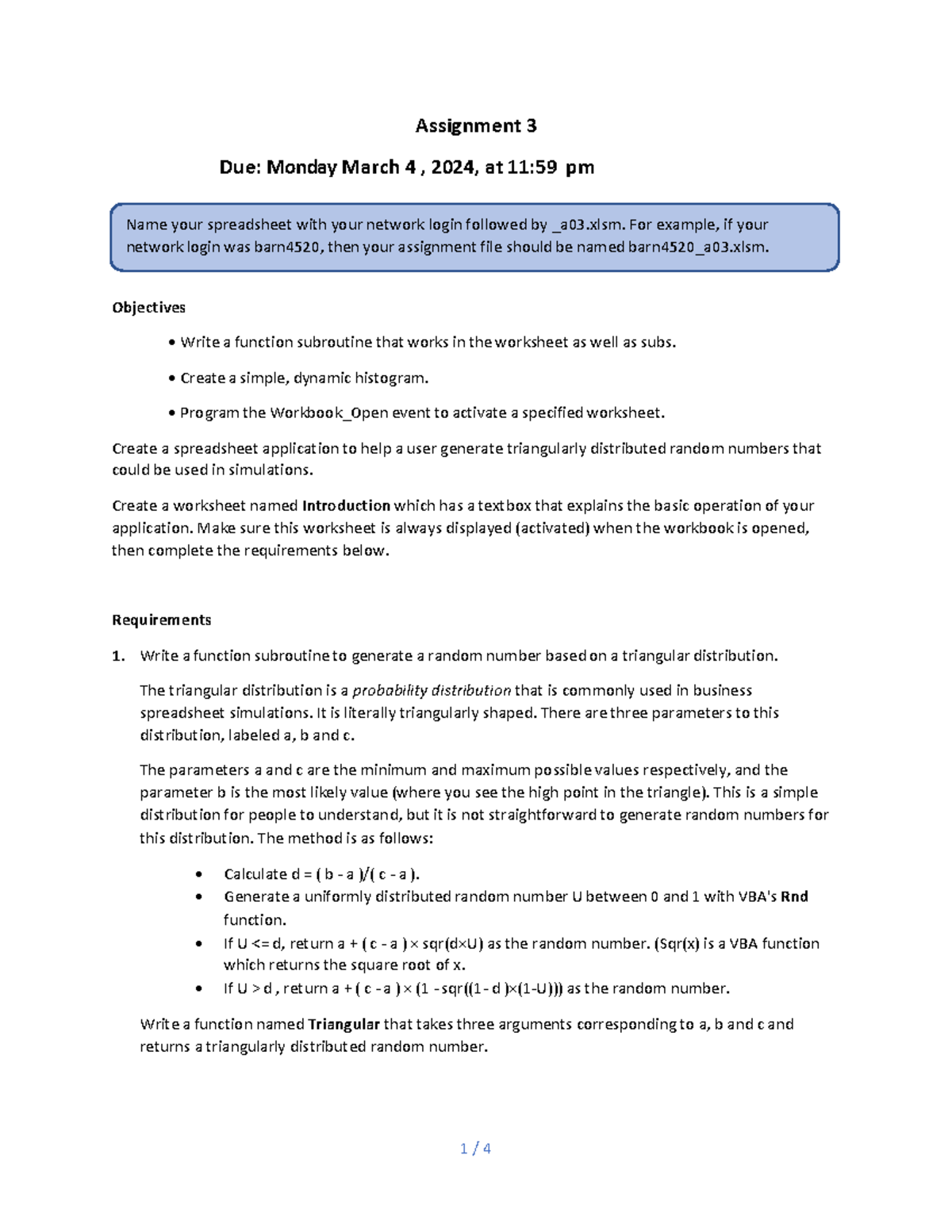 CP212 A3 W24 - Assignment 3 Due: Monday March 4 , 2024 , at 11: 59 pm ...