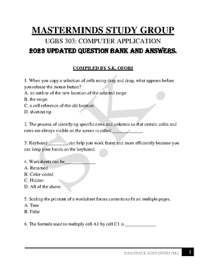 WORD Processing Notes 2023 120313 - Lesson 1 INTRODUCTION TO WORD ...