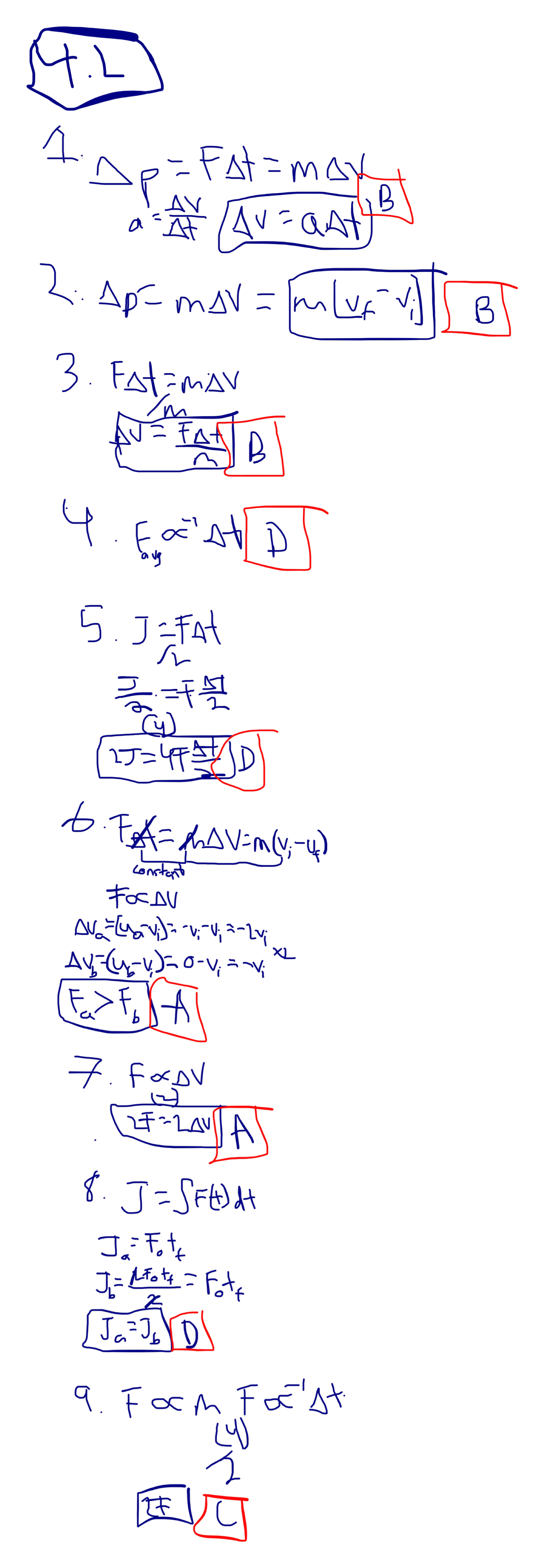 AP Physics 1 4.2 Changes in Momentum and Impulse AP Classroom Quiz - 4 ...
