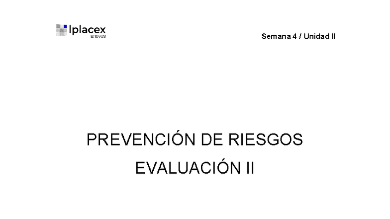 Evaluación II - Prevención de Riesgos EPP - Juan Valenzuela - Studocu