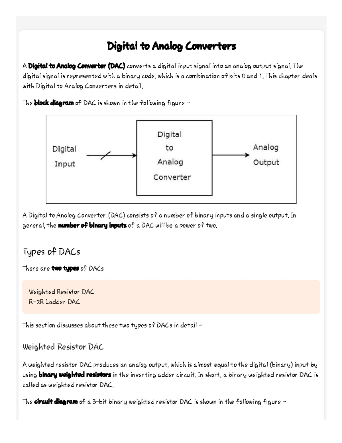 DAC Example Problem: 3-Bit R-2R Ladder Voltage Calculation - Studocu