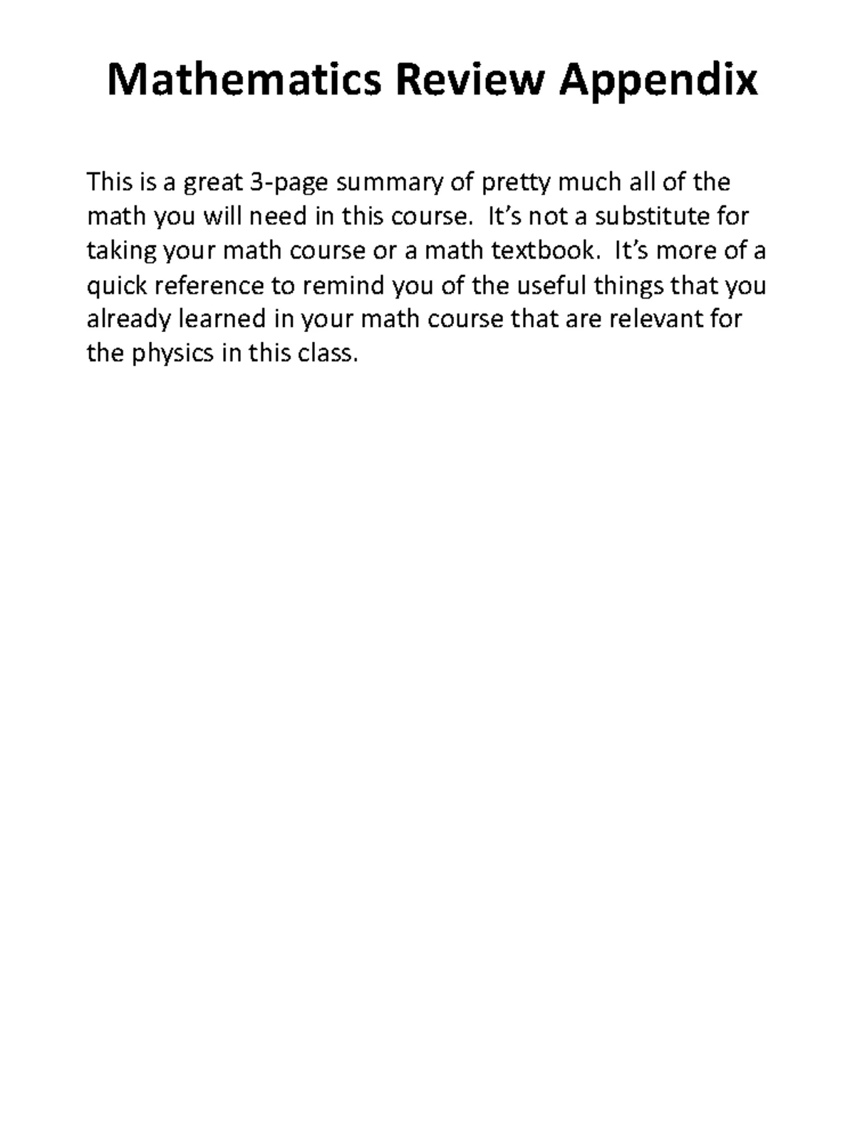 MATH: CS 011 Final Exam Study Guide - Discrete Structures Winter '24 ...