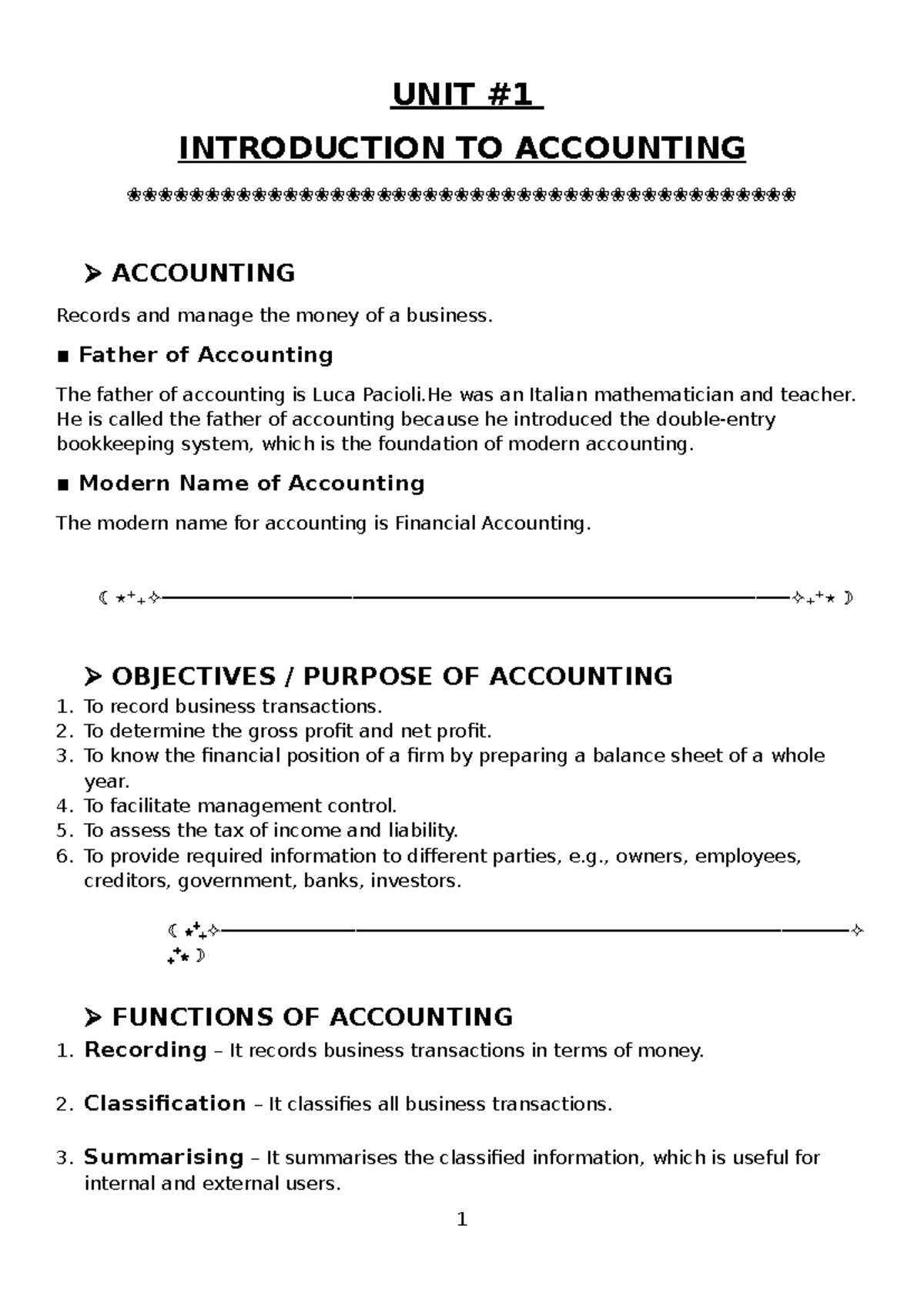 Accounting 101: Introduction to Financial Accounting Concepts - Studocu