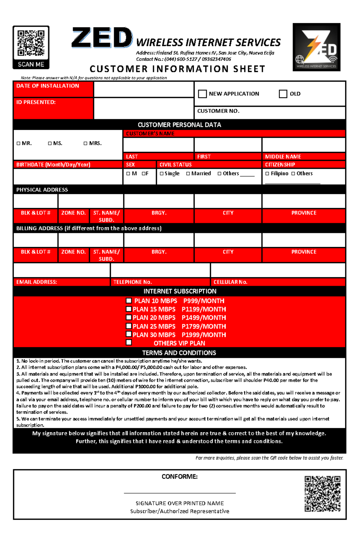 Contract Sample for Business Internet Services Application - Studocu