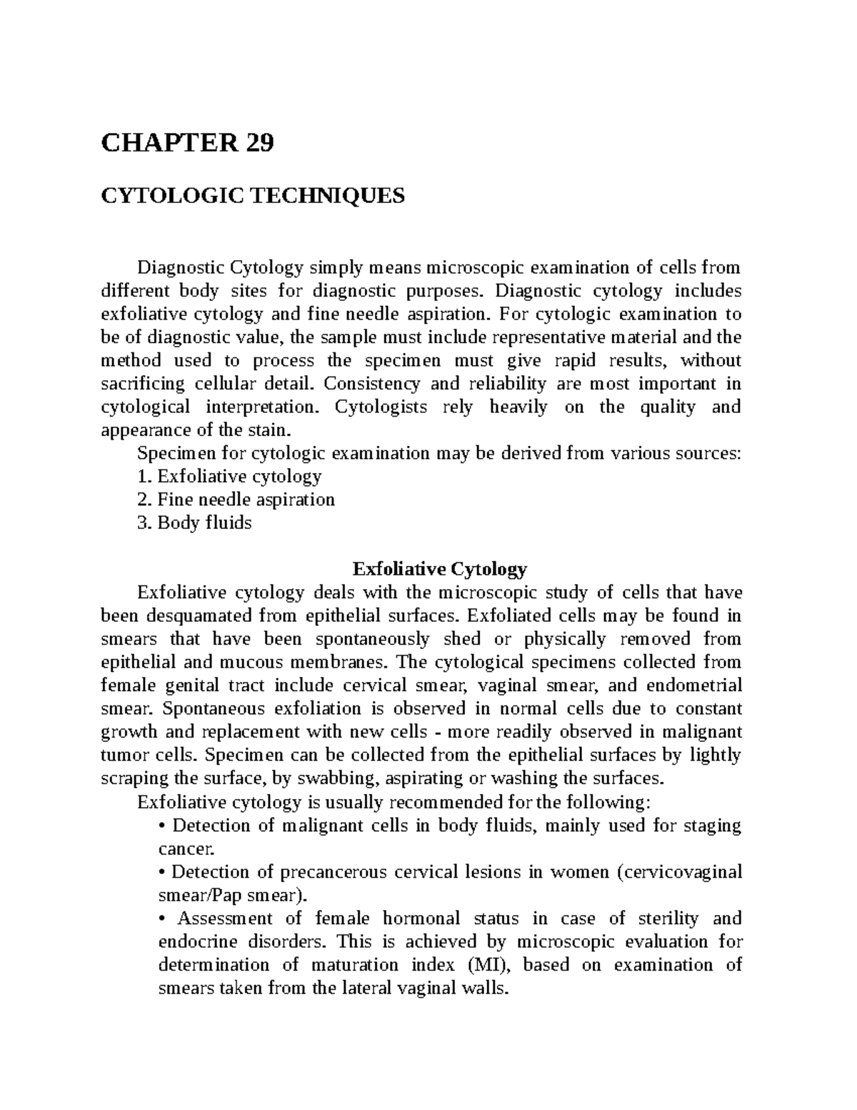 Cytologic Techniques: Insights from Chapter 29 of Cyto Study Guide ...