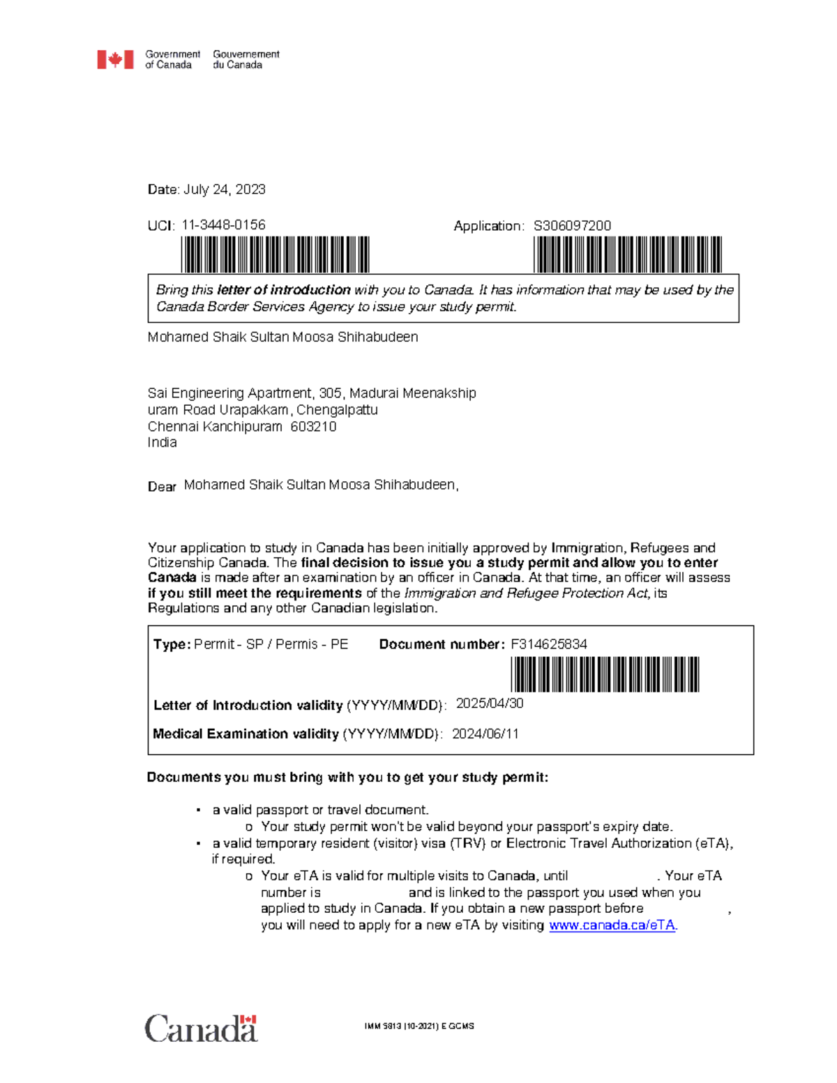 IMM5813 1-RP0L1ZV - hi hello - UCI: IMM 5813 (10-2021) E GCMS ...