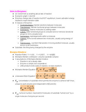 Orgo II Final Exam Review Sheet - CHEM 20283 - Studocu