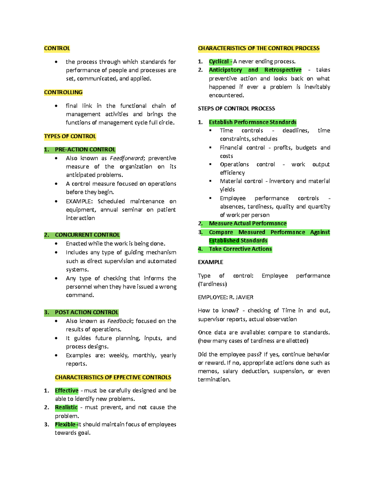 Control Management in Laboratory Operations: A Comprehensive Review ...