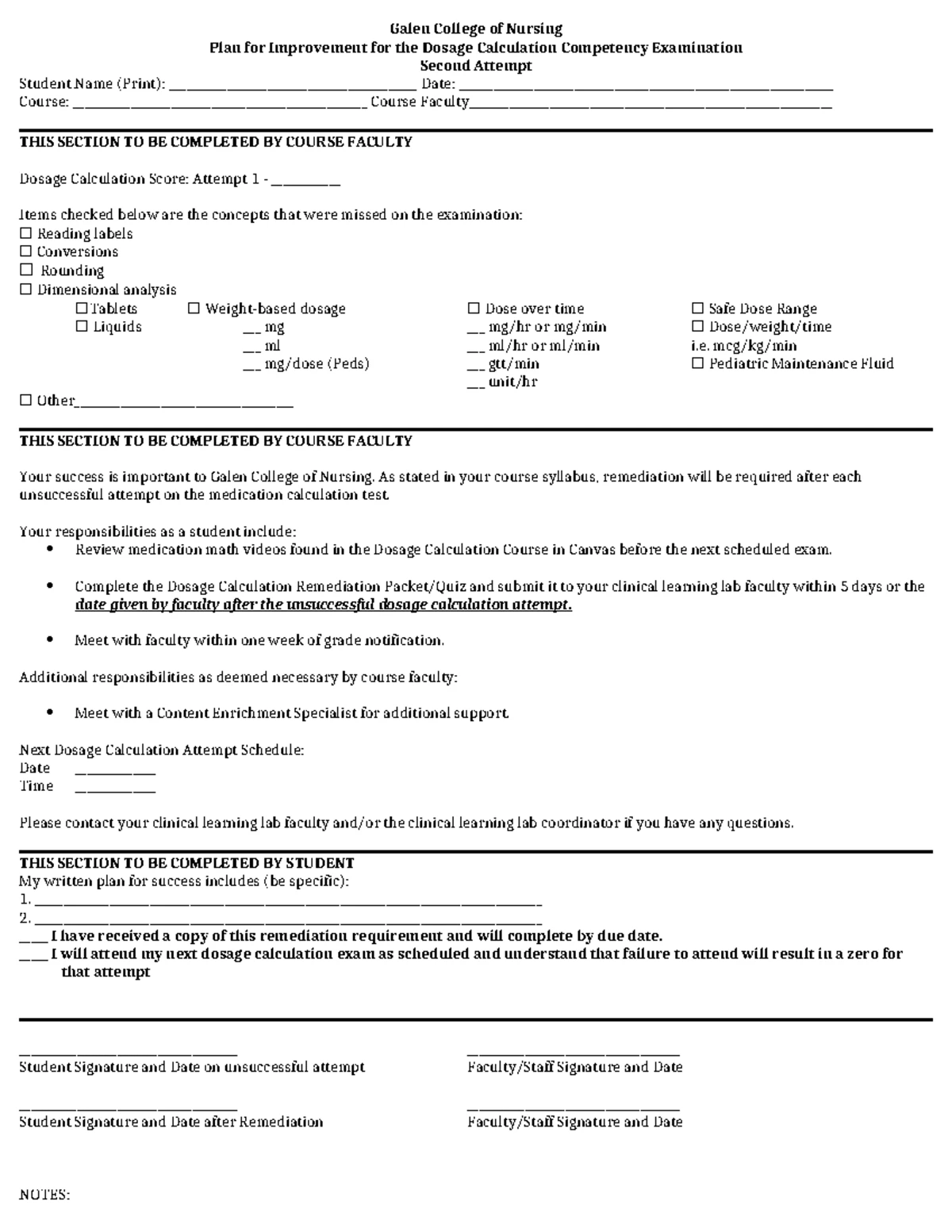 RN Fundamentals Dosage Calculation Practice Exam 1 - Answer Key - Studocu