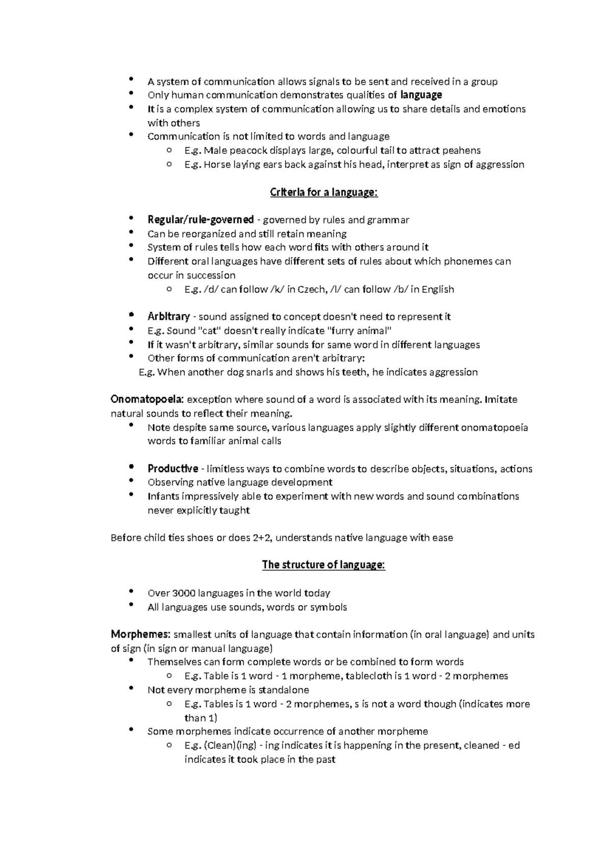 Unit 5 - Language: Comprehensive Module Textbook Notes - Studocu