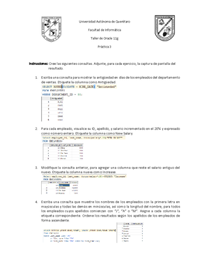 plsql practica diplomado9 - Database Programming with PL/SQL 5-1 ...