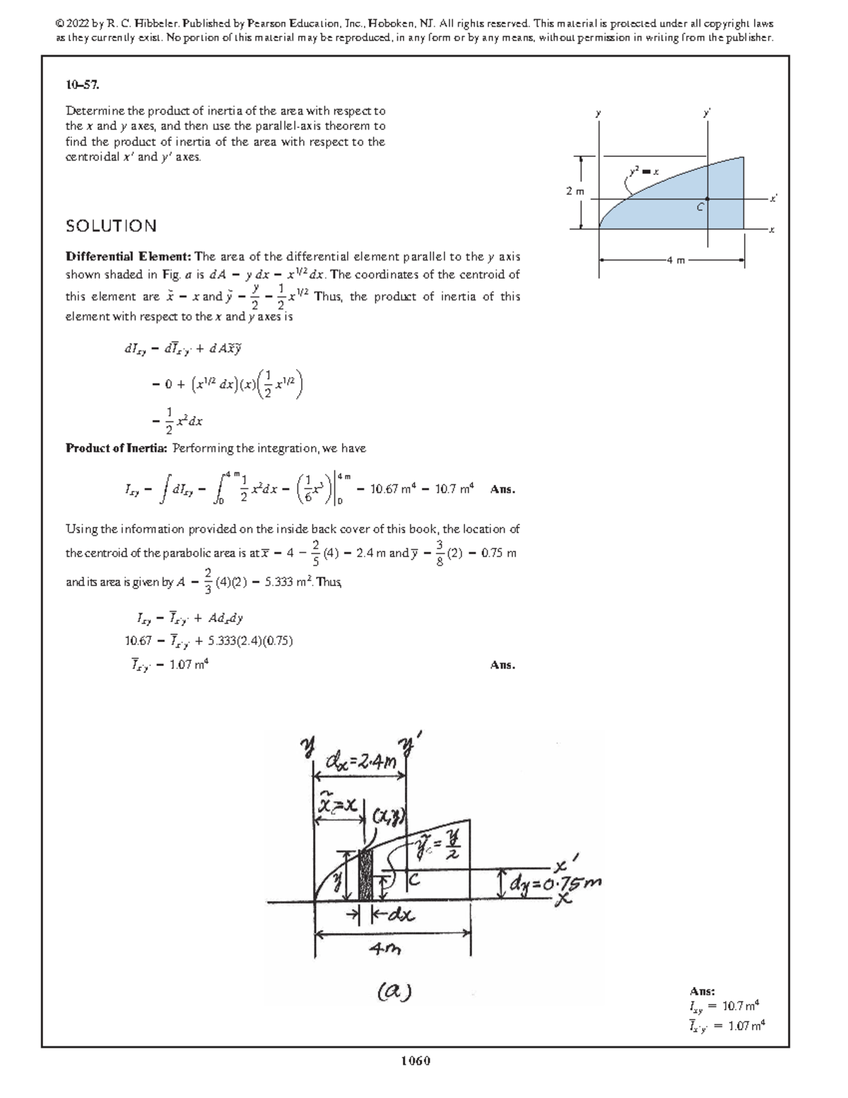 SWK 15th ed Solution Manual - Area & Product of Inertia Analysis - Studocu
