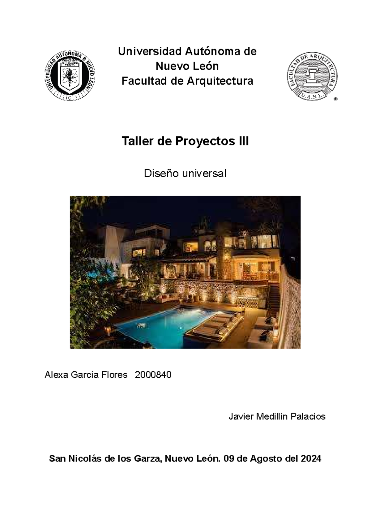 Diseño Universal y Experiencias en Arquitectura - Taller de Proyectos ...