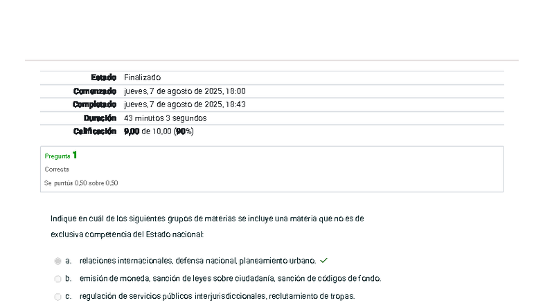 Examen Final - Derecho Constitucional - Cuarto Turno 2025 - Studocu