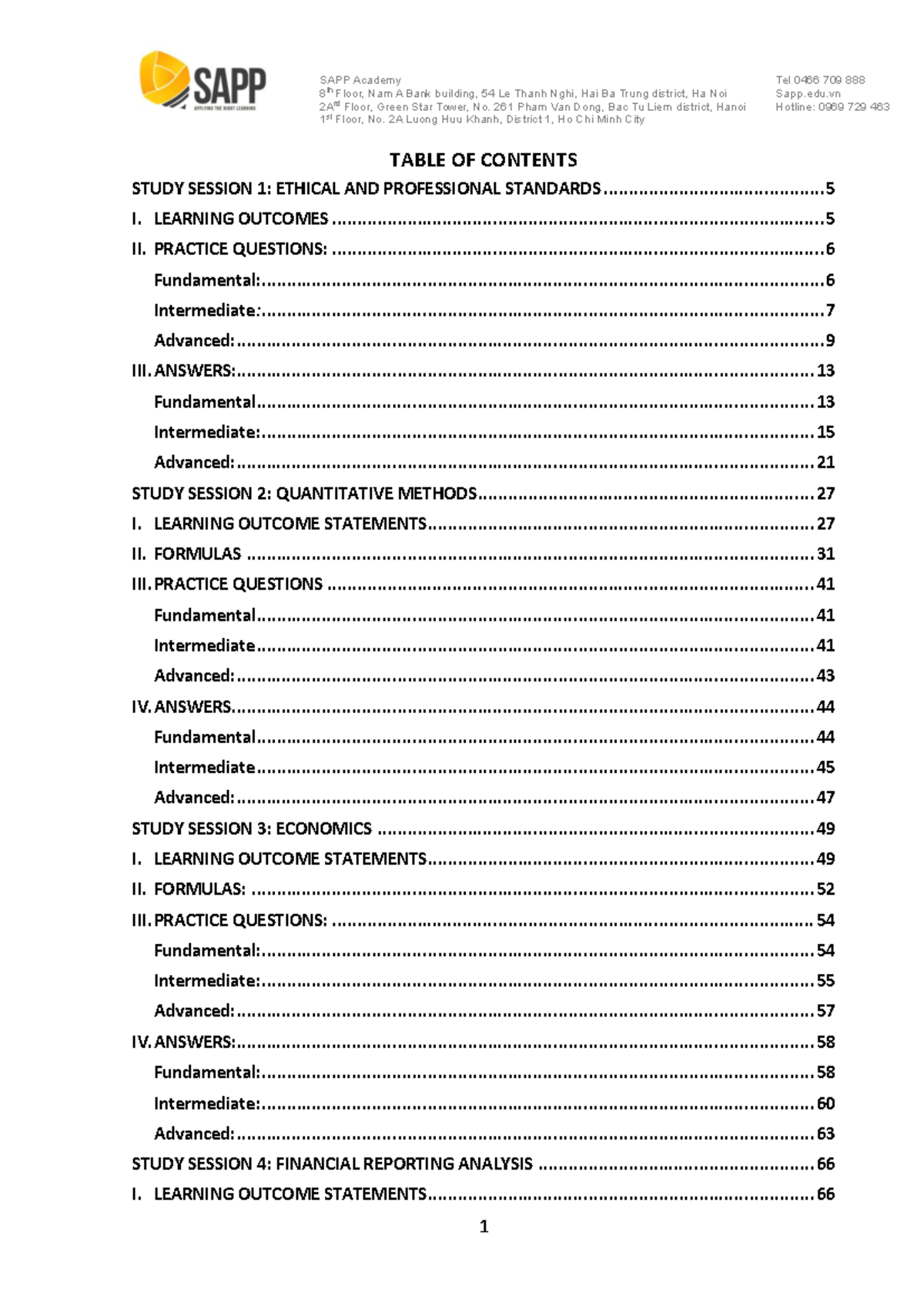 CFA Final Exam Review - Comprehensive Study Guide for 22012 1 - Studocu