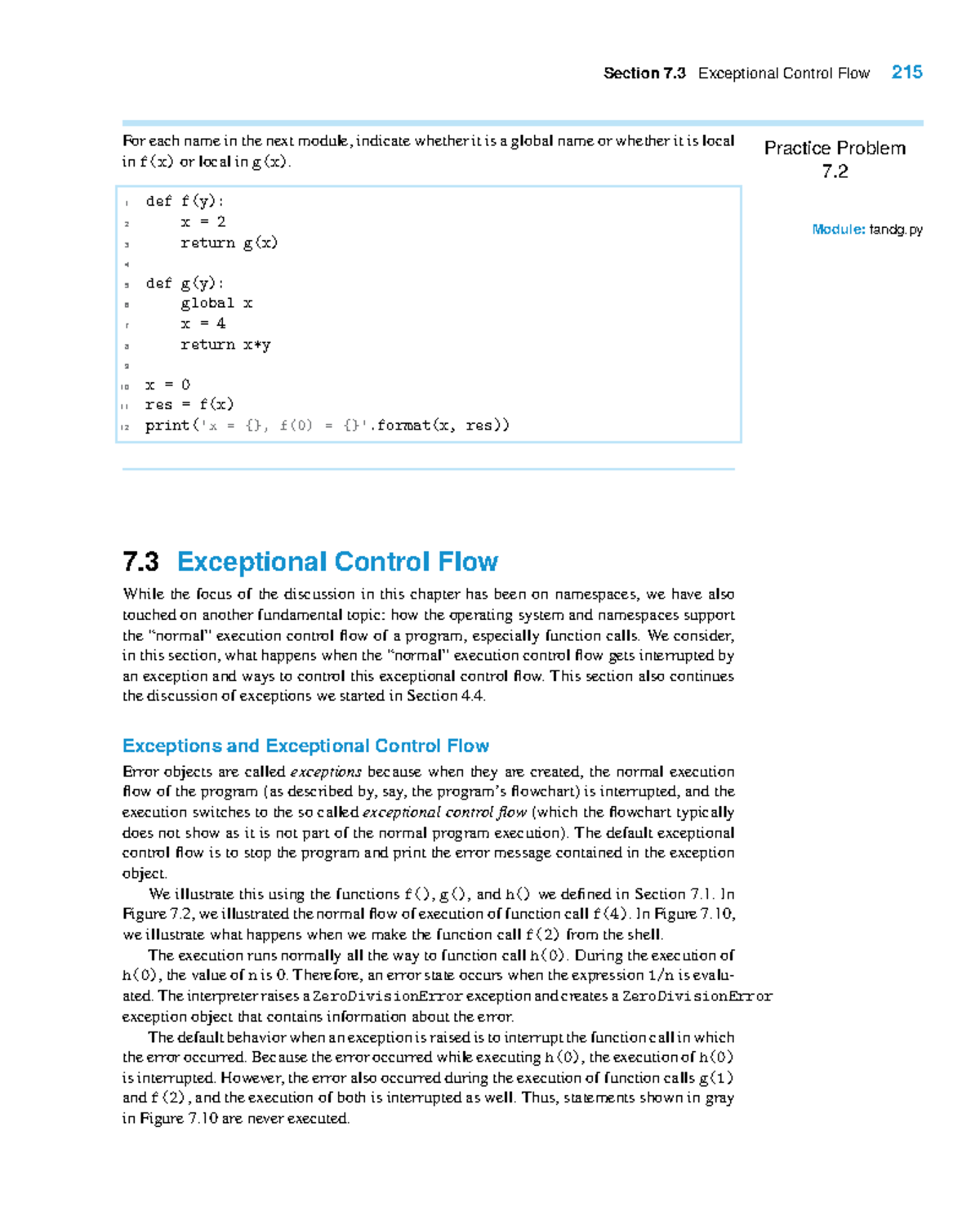 Exceptions-handling - This is about exeptions handleing - Section 7 ...