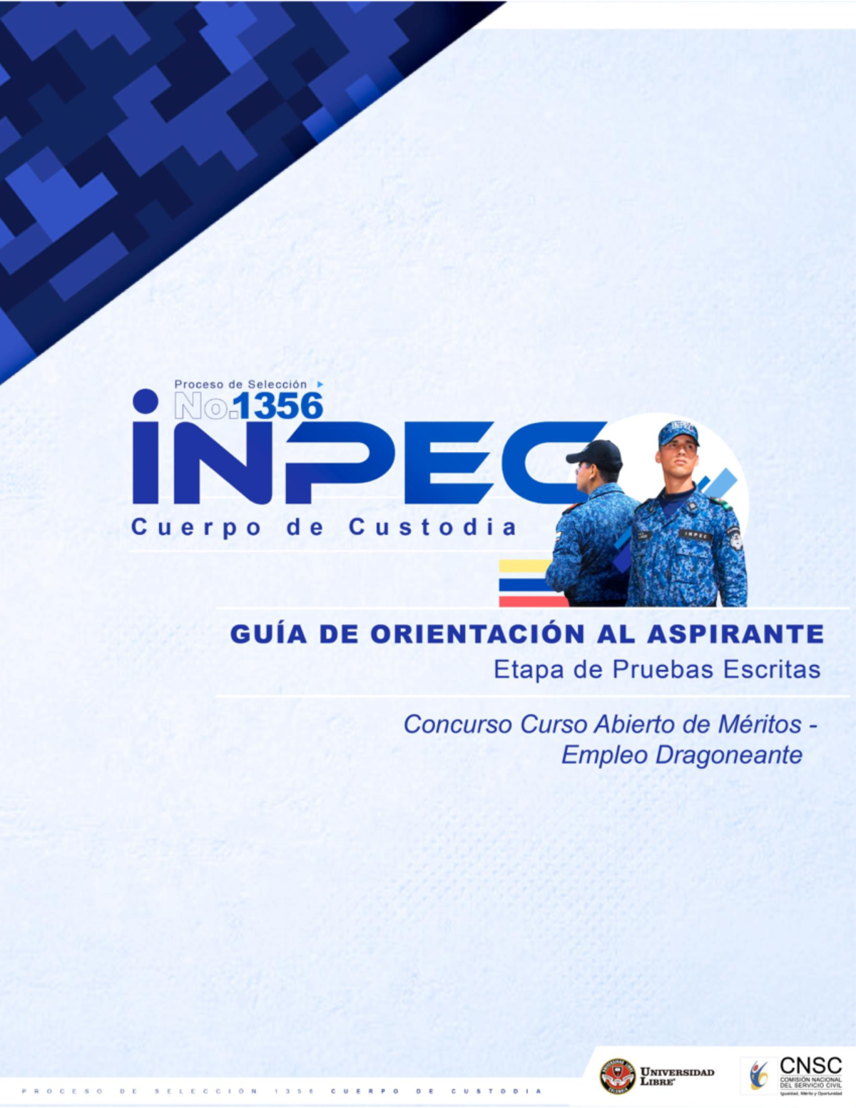 Guía de Orientación para Aspirantes a Pruebas Escritas Dragoneante FD ...