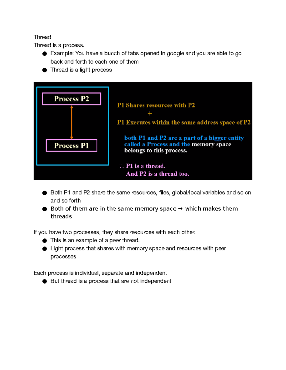 Threading Concepts in Operating Systems - CSCI 3341 - Final Exam Review ...
