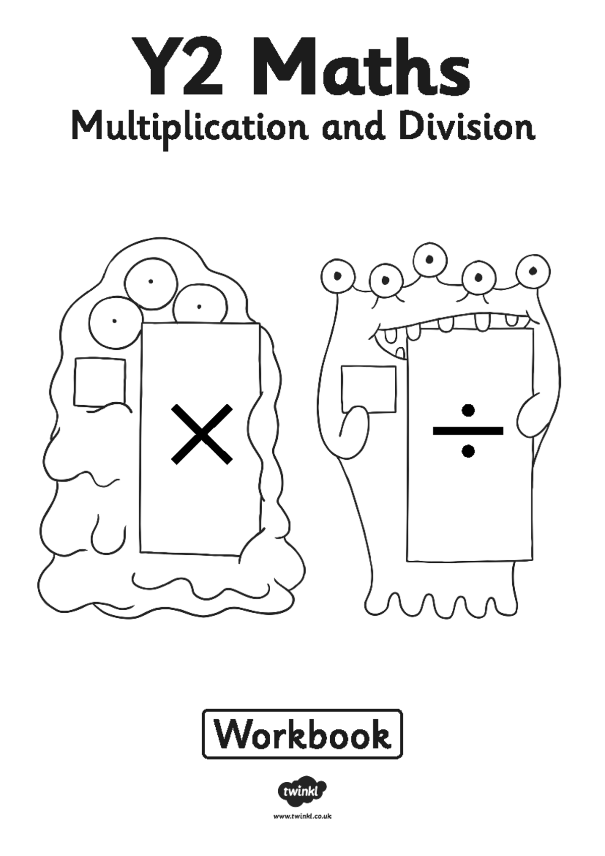 Y2 Maths: Multiplication and Division Workbook for Year 2 Students ...