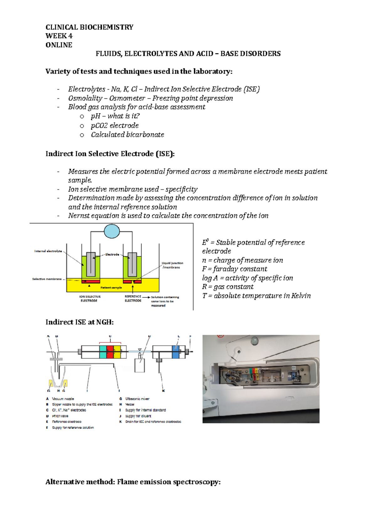 Fluids Online - WEEK 4 ONLINE FLUIDS, ELECTROLYTES AND ACID – BASE ...