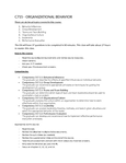 C715 - Organizational Behavior - Studocu