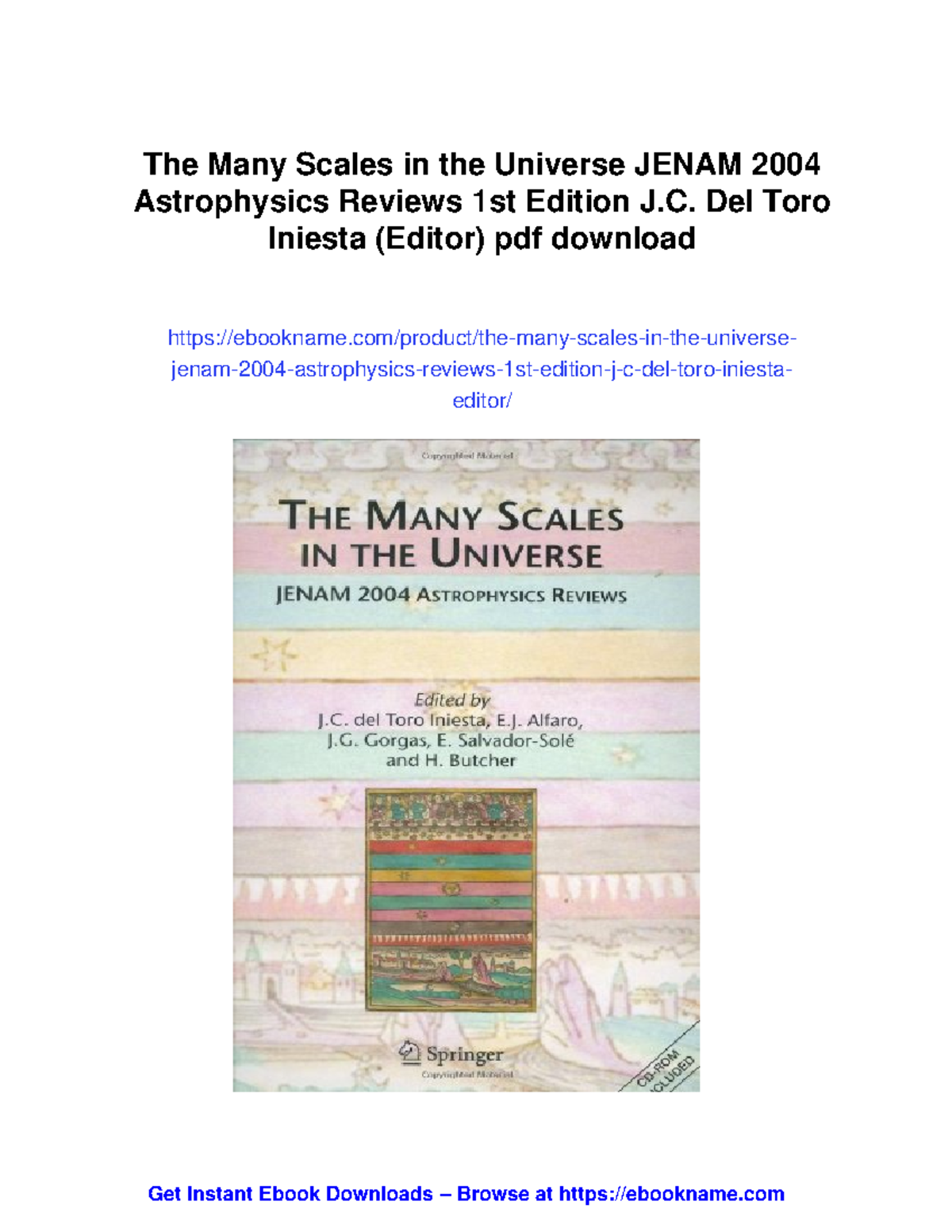 The Many Scales in the Universe: JENAM 2004 Astrophysics Reviews - Studocu