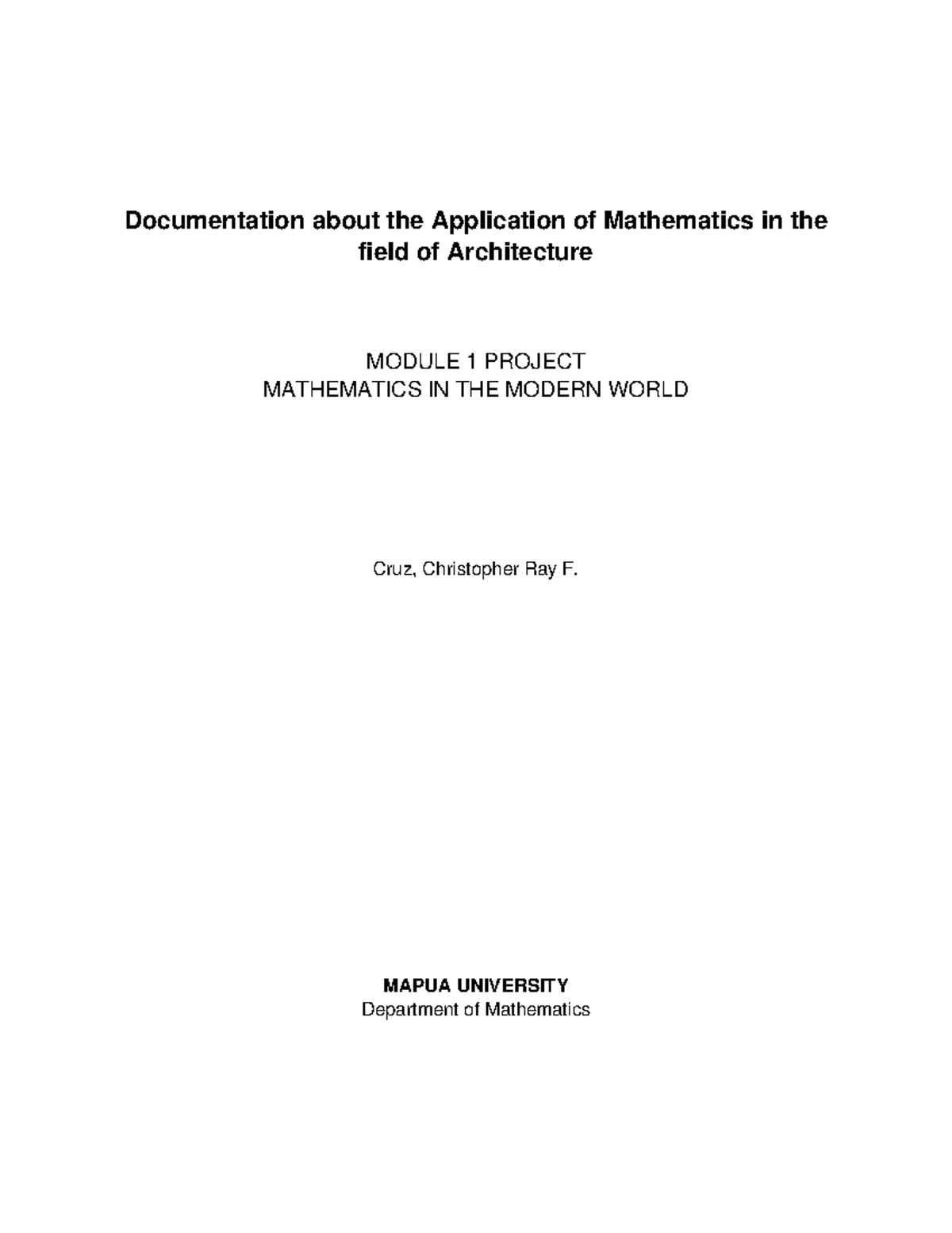 Module+1+project Cruz - The Contemporary World - Documentation about ...